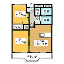 オビー・ビュー  ｜ 三重県松阪市石津町（賃貸マンション2LDK・1階・52.58㎡） その2