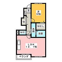 フォーシーズンＹ  ｜ 三重県松阪市大塚町（賃貸アパート1LDK・1階・45.02㎡） その2