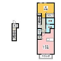 アイランド・マサ  ｜ 三重県松阪市春日町２丁目（賃貸アパート1LDK・2階・42.80㎡） その2