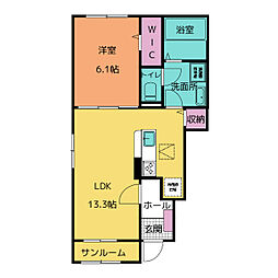 間取図画像 1LDK