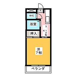 間取図画像 1K