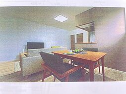 MAJESTIC 松阪 2nd 201 2階1LDKのリビング/ダイニング