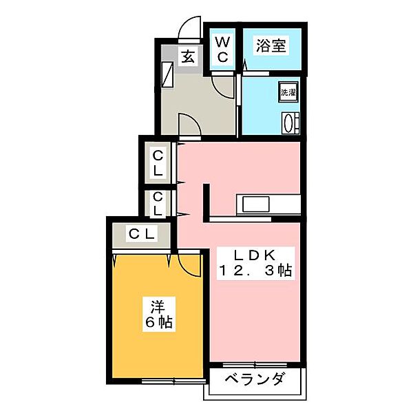 ドリーム37 ｜三重県名張市新田(賃貸アパート1LDK・1階・45.72㎡)の写真 その2