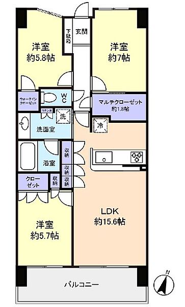 間取りを拡大表示