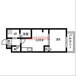 間取図画像 1LDK