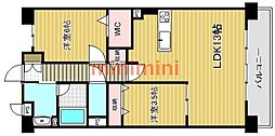 berryblue高槻 1SLDKの間取図画像