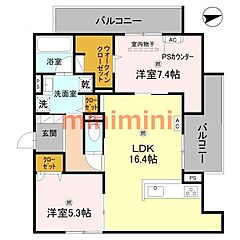 物件の間取り