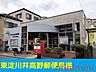 周辺：東淀川井高野郵便局 350m