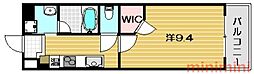 アイ・ウエスト茨木 1Kの間取図画像
