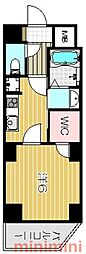 アンフィニィ・城北 1Kの間取図画像