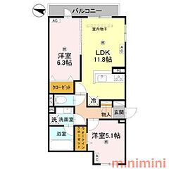 物件の間取り