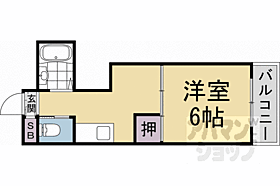 京都府京都市上京区牡丹鉾町（賃貸マンション1DK・5階・24.75㎡） その2