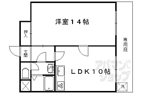 テラスロマネ 102 ｜ 京都府京都市北区上賀茂菖蒲園町（賃貸マンション1LDK・1階・52.00㎡） その2