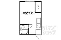 ガステロレヴィーパート2 ワンルームの間取図画像