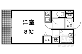 京都府京都市北区紫野東舟岡町（賃貸アパート1K・2階・22.00㎡） その2