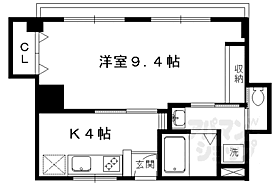 マンション和田 4B ｜ 京都府京都市北区紫野東船岡町（賃貸マンション1K・4階・39.00㎡） その2