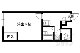 京都府京都市左京区静市市原町（賃貸アパート1K・1階・22.23㎡） その2