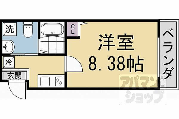 （仮称）上賀茂石計町　共同住宅 402｜京都府京都市北区上賀茂石計町(賃貸マンション1K・4階・23.62㎡)の写真 その2