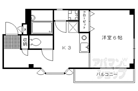 京都府京都市左京区下鴨蓼倉町（賃貸アパート1K・2階・25.92㎡） その2