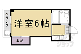 ハッピーアイランド 202 ｜ 京都府京都市北区衣笠西馬場町（賃貸アパート1K・2階・15.37㎡） その2