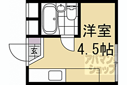 メゾン鷹ケ峯 ワンルームの間取図画像