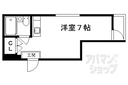 ハイツバルコ 3階ワンルームの間取り