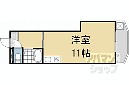 メゾンブランシュ 2階1Kの間取り