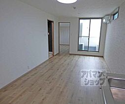 叡山電鉄叡山本線 元田中駅 徒歩3分の賃貸アパート 3階2LDKのリビング/ダイニング