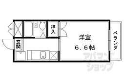アクアフォーレ 1階1Kの間取り