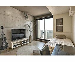 叡山電鉄叡山本線 茶山・京都芸術大学駅 徒歩7分の賃貸マンション 4階1Kのリビング/ダイニング