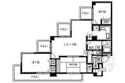間取図画像 3LDK
