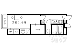 レオパレスナイズ紫竹 2階