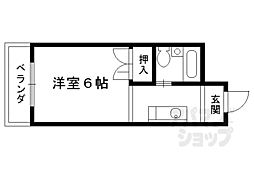 藤ビル 3階1Kの間取り