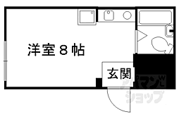 エターナル ワンルームの間取図画像