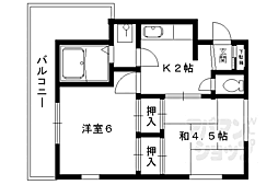 ウエストヴィレッジ 2Kの間取図画像