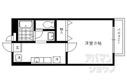 ハイムアルテア 1Kの間取図画像