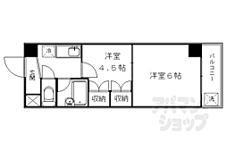 クリアドル北山 2Kの間取図画像