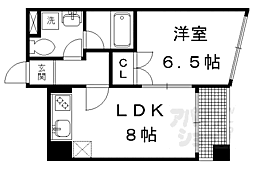 ルミエール北大路 1LDKの間取図画像