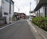 前面道路です