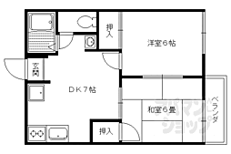 鞍馬口ハウス 1階/101
