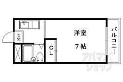 シャトー・ナカザワ 1Kの間取図画像