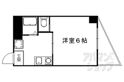 メゾンブランシュ 1Kの間取図画像