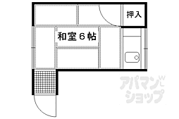 ヨシカワアパートメンツ ワンルームの間取図画像