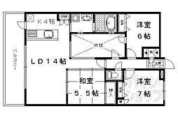 ユニーブル京都紫野 4階