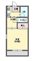 メゾンラフォーレＢ 105 ｜ 栃木県宇都宮市宝木本町1192-59（賃貸アパート1K・1階・26.00㎡） その2