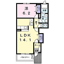 サンライトＤ 103 ｜ 栃木県宇都宮市上戸祭町687番地1（賃貸アパート1LDK・1階・48.39㎡） その2