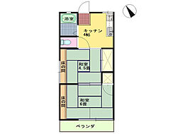 タカグチアパートの間取図画像
