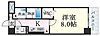 レユシール塚本2階6.5万円