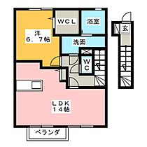 グレイスアベニュー一身田Ａ  ｜ 三重県津市一身田中野（賃貸アパート1LDK・2階・57.14㎡） その2