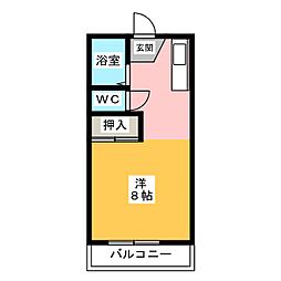 間取図画像 1K